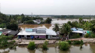 Sạt lở đe dọa tuyến kênh Mây Phốp - Ngã Hậu