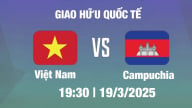 VTV5 Trực tiếp bóng đá Việt Nam vs Campuchia, 19h30 hôm nay 19/3/2025