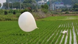 Triều Tiên thả 350 quả bóng bay chứa đầy rác thải sang Hàn Quốc
