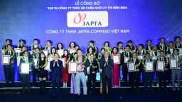 Japfa Việt Nam lọt Top 10 Công ty thức ăn chăn nuôi uy tín