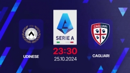 Nhận định, trực tiếp Udinese vs Cagliari, Serie A, 23h30 hôm nay 25/10/2024