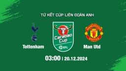 Nhận định Tottenham vs Man Utd, Tứ kết Cúp EFL, 03h00 hôm nay 20/12