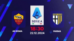 Nhận định, trực tiếp AS Roma vs Parma, Serie A, 18h30 hôm nay 22/12/2024