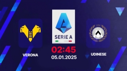 Trực tiếp bóng đá Verona vs Udinese, Serie A, 02h45 hôm nay 5/1/2025