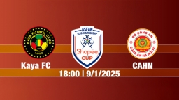 Trực tiếp bóng đá Kaya vs CAHN 18h00 ngày 9/1, Shopee Cup 2024/25