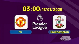 Trực tiếp bóng đá MU vs Southampton, Ngoại hạng Anh, 03h00 hôm nay 17/1/2025