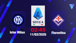 Trực tiếp bóng đá Inter Milan vs Fiorentina, Serie A, 02h45 hôm nay 11/2/2025