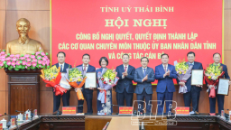 Thái Bình bổ nhiệm nhân sự 5 Sở sau sáp nhập