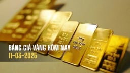 Bảng giá vàng 9999 24K 18K SJC DOJI PNJ hôm nay 11/3/2025