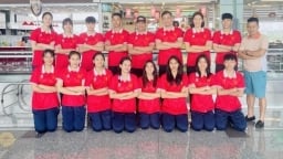 Các 'chân dài' bóng chuyền nữ trẻ Việt Nam dự giải vô địch châu Á 2024