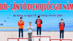 Em trai Ánh Viên giành Huy chương Vàng giải bơi vô địch quốc gia