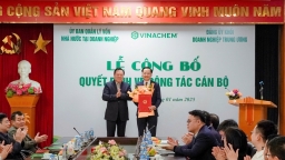 Trao quyết định bổ nhiệm Tổng Giám đốc Vinachem cho ông Nguyễn Hữu Tú