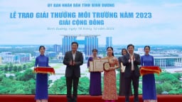 Tổ chức xét tặng Giải thưởng Môi trường tỉnh Bình Dương 2025