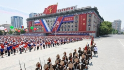 Triều Tiên tiếp đón trọng thể Tổng thống Putin ở Bình Nhưỡng