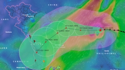 Bão Yinxing đã đi vào Biển Đông, trở thành cơn bão số 7