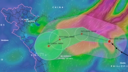 Siêu bão Man-yi đi vào Biển Đông trở thành cơn bão số 9