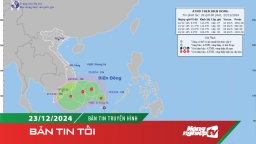 Áp thấp nhiệt đới mạnh lên thành bão số 10