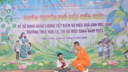 Sơn La: Tuyên truyền tiết kiệm năng lượng cho hơn 900 học sinh