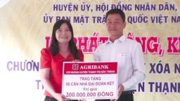 Agribank Thạnh Trị chung tay xóa nhà tạm, nhà dột nát