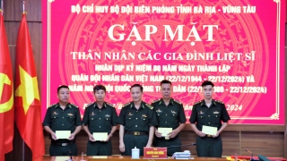 Gặp mặt, tri ân thân nhân các gia đình liệt sĩ