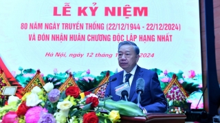 Toàn văn phát biểu của Tổng Bí thư Tô Lâm tại Lễ kỷ niệm 80 năm Ngày truyền thống Tổng cục Chính trị QĐND Việt Nam