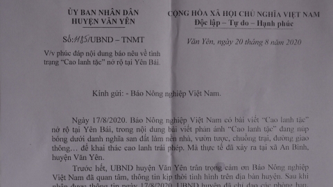 Chấn chỉnh vấn nạn 'cao lanh tặc' ở Yên Bái