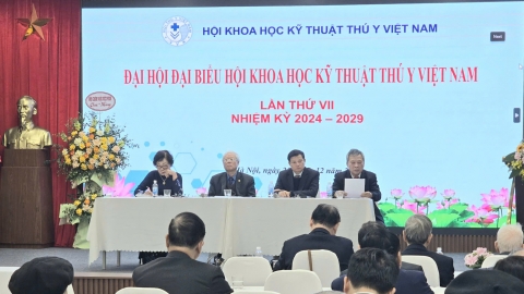 Bầu Chủ tịch Hội Khoa học Kỹ thuật Thú y Việt Nam nhiệm kỳ 2024 - 2029