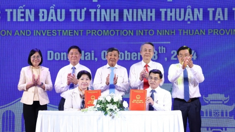 Ninh Thuận ký kết 5 bản ghi nhớ hợp tác với Đồng Nai