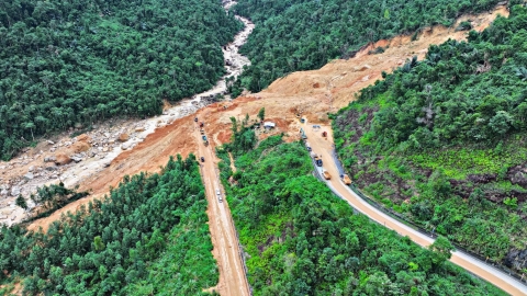 Thông xe 1 làn đèo Khánh Lê nối Nha Trang – Đà Lạt