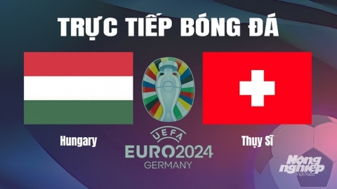 Trực tiếp Hungary vs Thụy Sĩ tại Euro 2024 trên VTV2 hôm nay 15/6