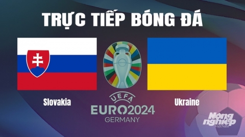 Trực tiếp Slovakia vs Ukraine tại Euro 2024 trên VTV Cần Thơ hôm nay 21/6
