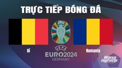 Trực tiếp Bỉ vs Romania tại Euro 2024 trên VTV3 ngày 23/6
