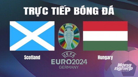 Trực tiếp Scotland vs Hungary tại Euro 2024 trên VTV2 ngày 24/6