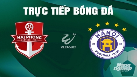 Trực tiếp Hải Phòng vs Hà Nội giải V-League 2023/24 trên VTV5 TNB hôm nay 25/6/2024