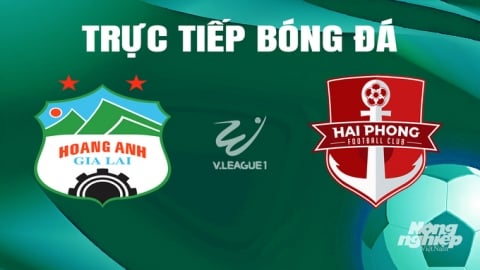 Trực tiếp HAGL vs Hải Phòng giải V-League 2023/24 trên VTV5 TNB hôm nay 30/6/2024