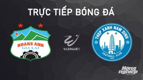 Trực tiếp HAGL vs Nam Định giải V-League 2024/25 trên TV360 hôm nay 28/9