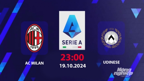 Nhận định bóng đá AC Milan vs Udinese, Serie A, 23h hôm nay 19/10