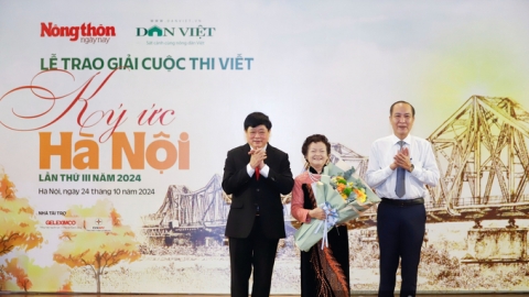 Lễ trao giải Cuộc thi viết 'Ký ức Hà Nội': Nơi lưu giữ những kỷ niệm và tình yêu với Thủ đô