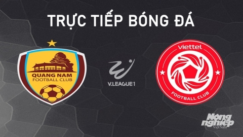 Trực tiếp Quảng Nam vs Viettel giải V-League 2024/25 trên FPTPlay hôm nay 3/11