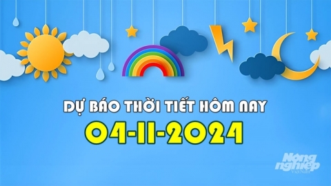 Thời tiết hôm nay 4/11/2024: Cập nhật tin không khí lạnh tăng cường