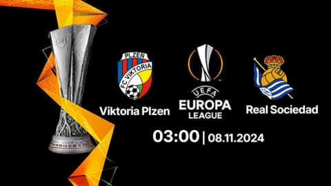 Nhận định, trực tiếp Viktoria Plzen vs Real Sociedad, Cúp C2 Châu Âu hôm nay 8/11/2024