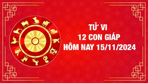 Tử vi 12 con giáp hôm nay Thứ 6 ngày 15/11/2024