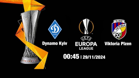 Nhận định, trực tiếp Dinamo Kiev vs Plzen, Cúp C2 Châu Âu, 00h45 hôm nay 29/11/2024