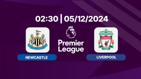 Trực tiếp Newcastle vs Liverpool, Ngoại hạng Anh, 02h30 hôm nay 5/12, K+ SPORT 2