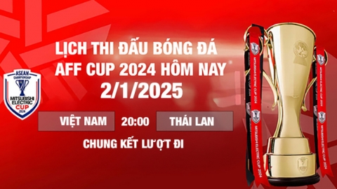 VTV2, VTV Cần Thơ trực tiếp bóng đá ASEAN CUP hôm nay 2/1/2025