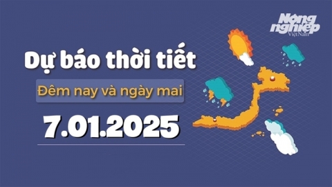 Dự báo thời tiết ngày mai 7/1/2025 mới nhất