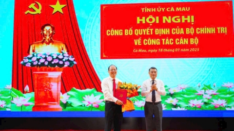 Ông Nguyễn Hồ Hải làm Bí thư Tỉnh ủy Cà Mau