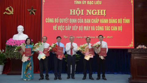 Bạc Liêu thành lập Ban Tuyên giáo và Dân vận Tỉnh ủy