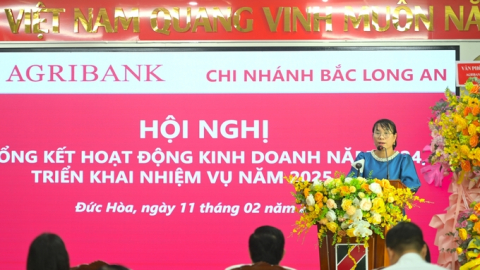 Agribank chi nhánh Bắc Long An dẫn đầu tăng trưởng nguồn vốn ở Tây Nam Bộ