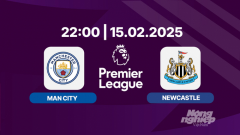 Trực tiếp bóng đá Man City vs Newcastle, Ngoại hạng Anh, 22h00 hôm nay 15/2/2025